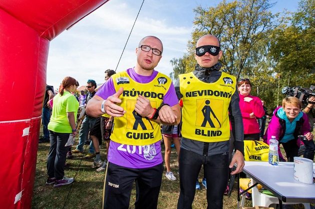 Lukáš Konečný i Dalibor Gondík zažili pocity při běhání, když nevidíte.