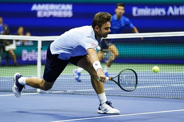 Švýcarský tenista Stan Wawrinka hrál proti Djokovičovi na US Open skvělý tenis.