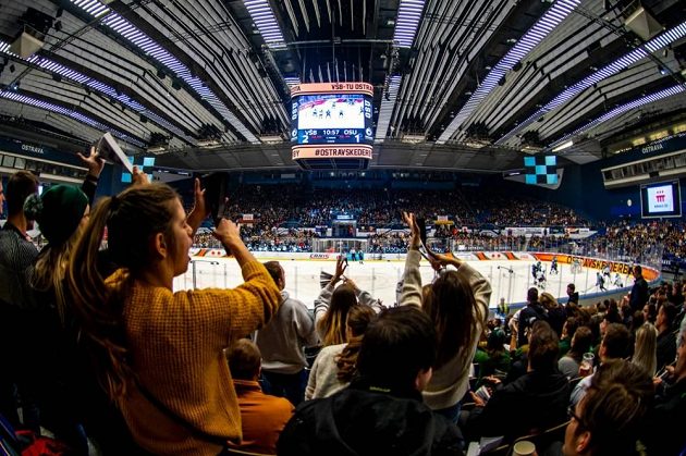 Ostravské univerzitní derby se hrálo v úžasné atmosféře.