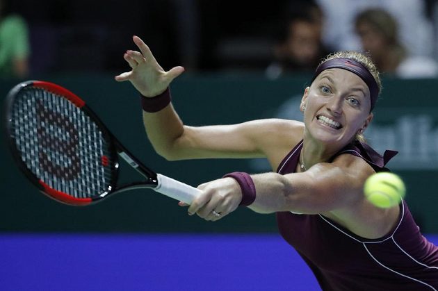 Petra Kvitová na letošním Turnaji mistryň v Singapuru zatím radost z výhry neokusila.