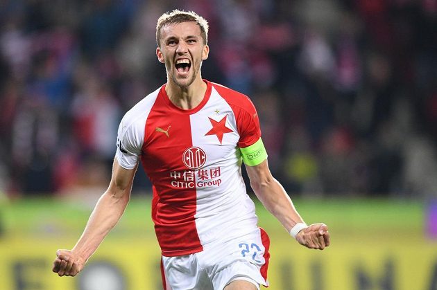 Tomáš Souček poslal fotbalovou Slavii dělovkou do vedení v duelu s Baníkem Ostrava.