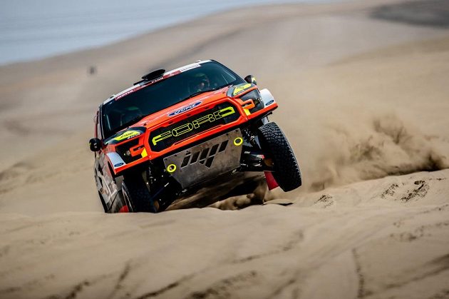 Martin Prokop na trati Rallye Dakar.
