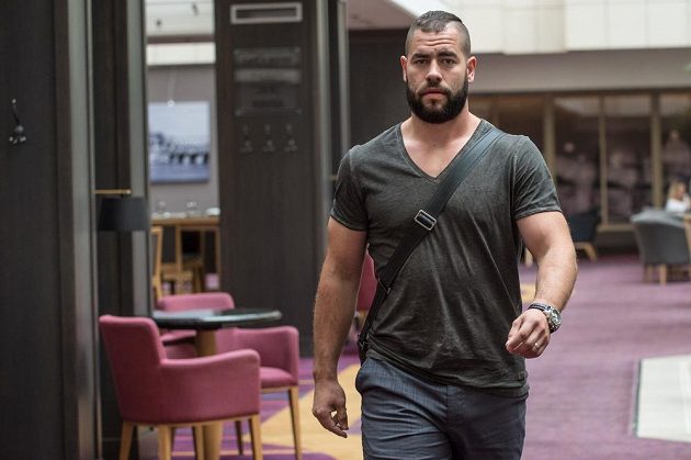 Roman Polák na srazu hokejové reprezentace před Světovým pohárem v prážském hotelu Hilton.