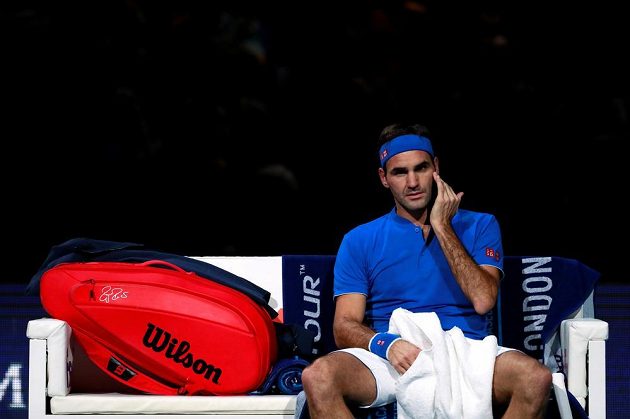 Roger Federer might be happy with the first set