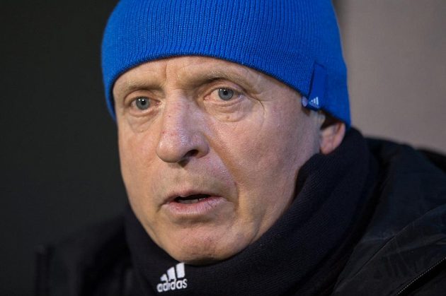 Trenér Mladé Boleslavi Karel Jarolím během utkání 20. kola Synot ligy proti Slavii.