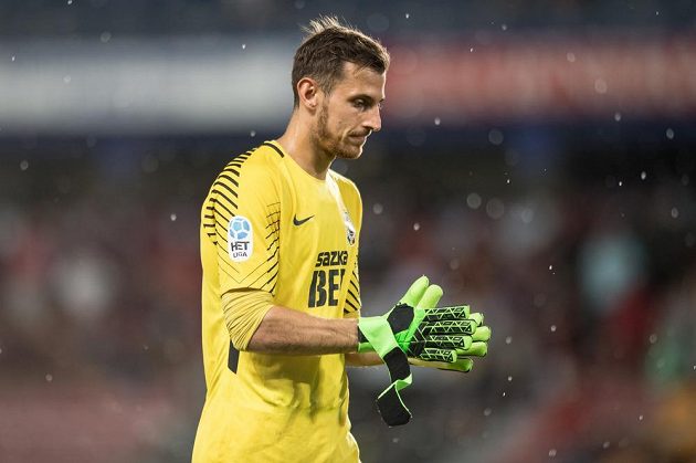 Brankář Sparty Praha Martin Dúbravka po utkání 1. kola HET ligy s Bohemians 1905 dobře věděl, že při brance Klokanů zaváhal.