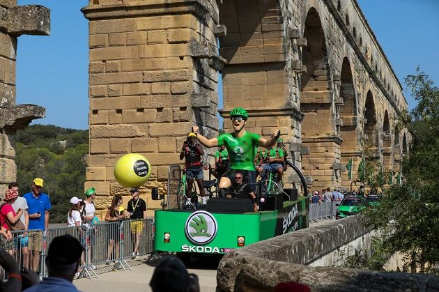 Reklamní karavana na Tour de France 2019.