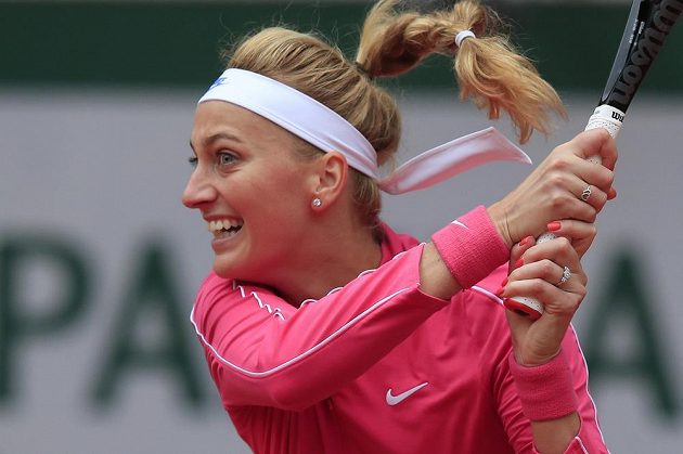 Petra Kvitová in the round of 16 Roland Garros.