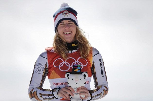 Štastná Ester Ledecká.