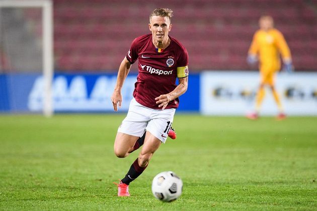 Bořek Dočkal from Sparta Prague during the Fortuna League match.