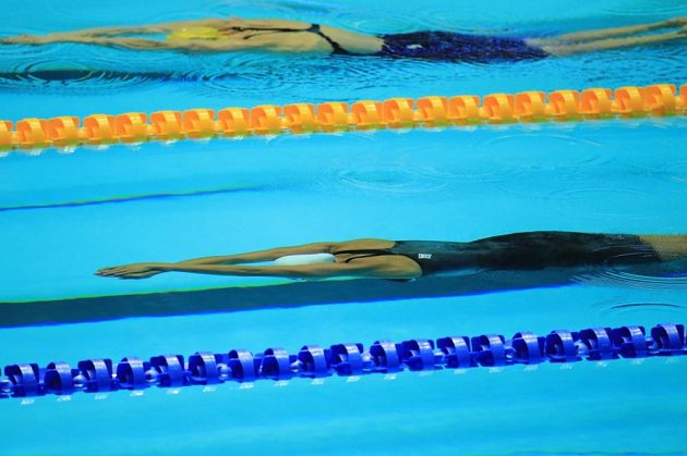 Kraulařka Barbora Seemanová na MS na trati závodu na 200m.