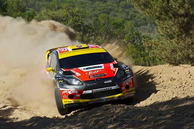 Martin Prokop s Fordem Fiesta WRC na trati Rallye Akropolis.