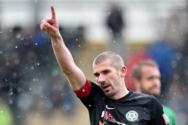 Jan Rezek si v Jablonci připsal v dresu Příbrami hned tři branky - vedle dvou tref do sítě soupeře také jednu vlastní.