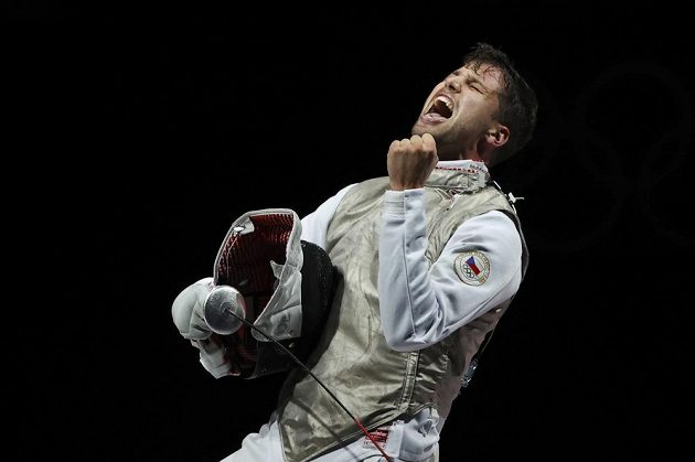 Alexander Choupenitch v emocích bezprostředně po zisku olympijského bronzu.