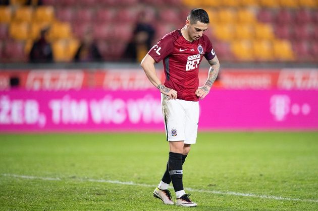 Smutný Nicolae Stanciu se neprosadil a Sparta vstřebává domácí porážku od Teplic.