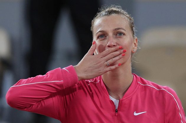 Petra Kvitová is happy to advance to the quarterfinals of the French Open