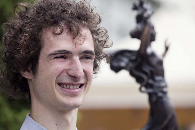 Adam Ondra po udělení ceny Stanislava Gutha-Jarkovského.