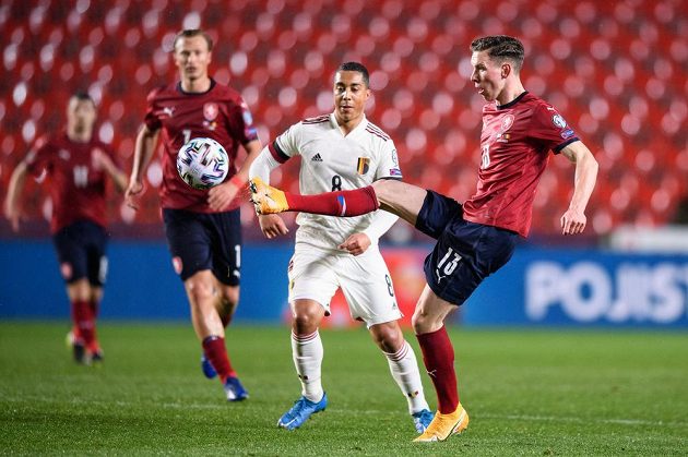 Czech midfielder Lukáš Provod and Youri Tielemans from Belgium.