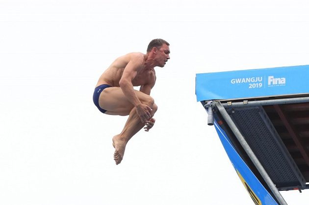 Highdiver Michal Navrátil obsadil na mistrovství světa v korejském Kwangdžu čtvrté místo a nenavázal tak na stříbro z roku 2017.