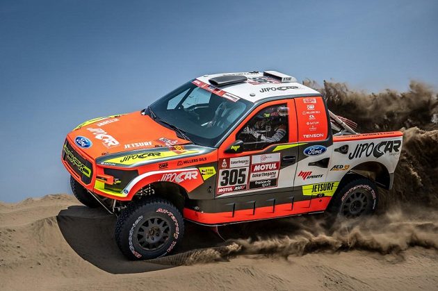 Martin Prokop na trati Rallye Dakar.