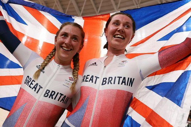 Olympijskými vítězkami v madisonu se staly britské dráhařky Katie Archibaldová a Laura Kennyová
