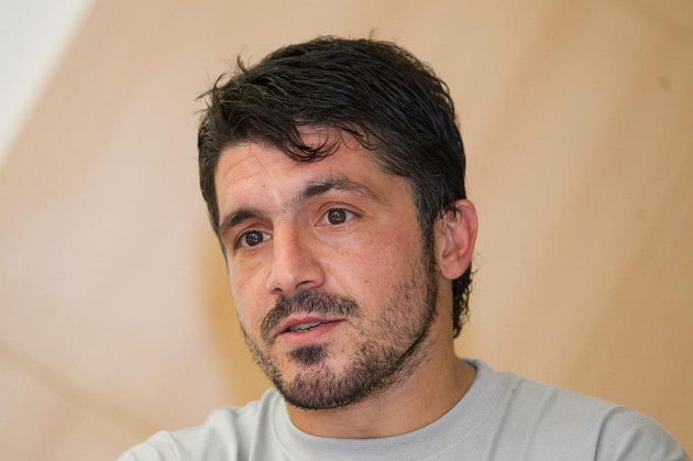 Ani Gennaro Gattuso, bývalý spoluhráč Marka Jankulovského z AC Milán, na benefici nechyběl.