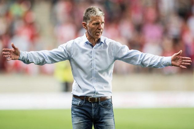 Trenér Slavie Praha Jaroslav Šilhavý během utkání 1. kola HET ligy SK Slavia Praha - FK Teplice.