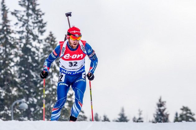 Michal Šlesingr na trati v Holmenkollenu.