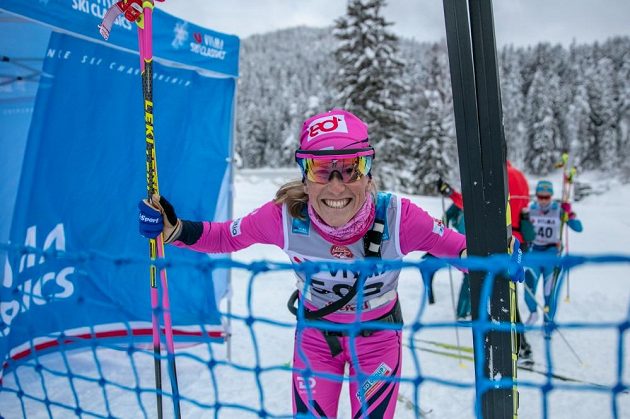Kateřina Smutná měla na Kaiser Maximilian Lauf důvod k úsměvu.