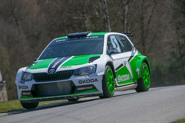 Nová Škoda Fabia R5 mladoboleslavského továrního týmu.