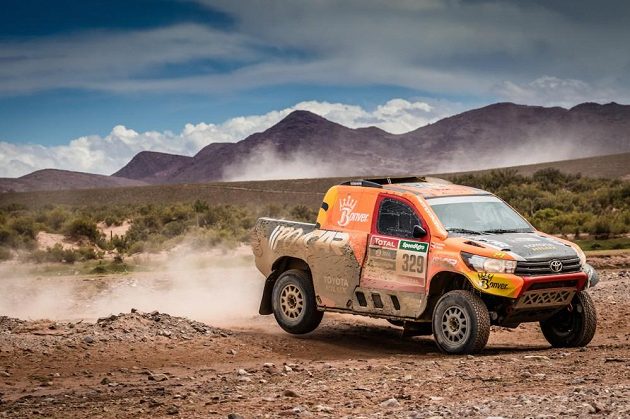 Martin Prokop při 9. etapě z Rallye Dakar.