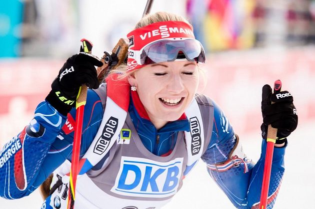 Lucie Charvátová je českou biatlonovou kometou.