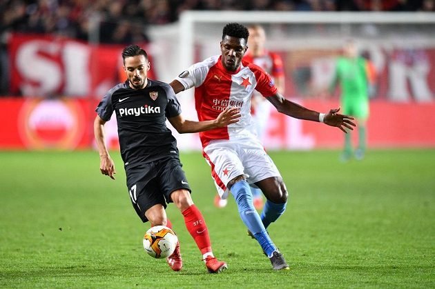Slavia bojovala o postup do čtvrtfinále Evropské ligy se Sevillou
