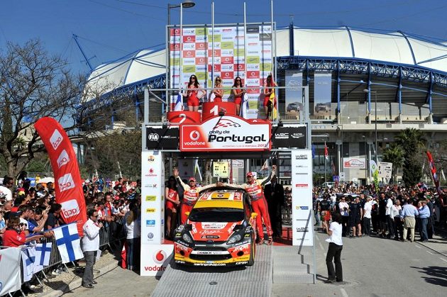 Martin Prokop se chystá na start Portugalské rallye.