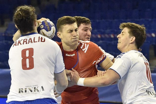Zleva Rokur Nielsen Akralid z Faerských ostrovů, Matěj Klíma z ČR a Helgi Hoydal Hildarson a Kjartan Johansen z Faerských ostrovů