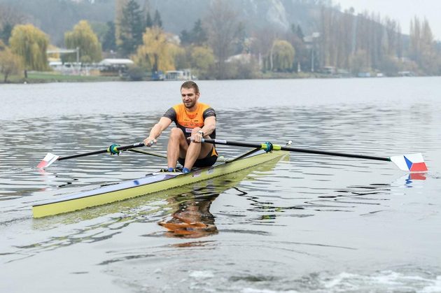 Český skifař Ondřej Synek v akci.