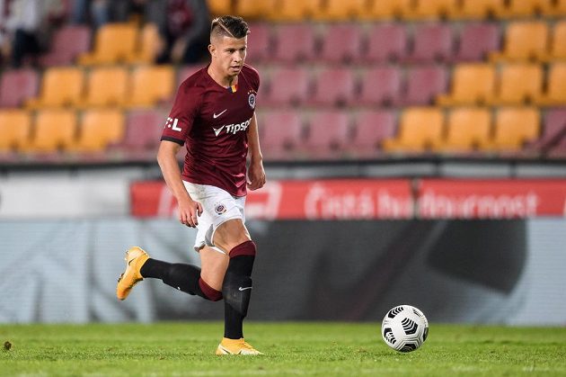 Adam Hložek from Sparta Prague.