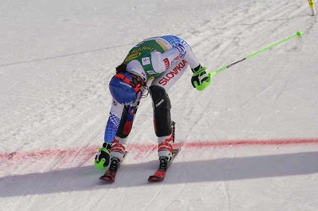 Je v cíli. Slovenská lyžařka Petra Vlhová vyhrála slalom Světového poháru v Kranjské Goře.