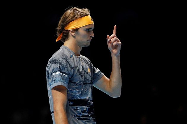 Alexander Zverev a jeho nespokojenost v semifinále Turnaje mistrů v Londýně.