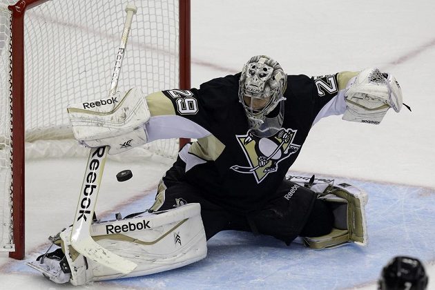 Brankář Fleury si při absenci své zálohy Vokouna vede slušně a dodává svému Pittsburghu klid. Naposledy ho dovedl k výhřed nad Buffalem.