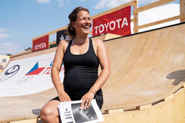 Barbora Strýcová na Olympijském festivalu v Praze.