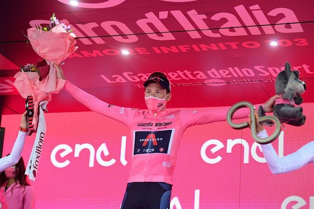 Britský cyklista Tao Geoghegan Hart vyhrál Giro d'Italia a poprvé v kariéře získal titul na některém ze závodů Grand Tour.