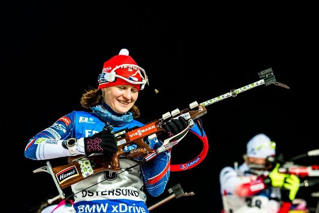Veronika Vítková ve švédském Östersundu.