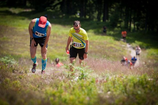Xtrail Krkonoše Vrchlabí: Do prudkých kopců se chodilo.