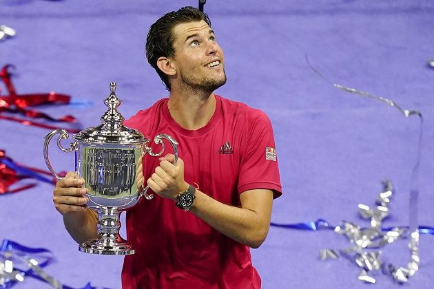 Tenista Dominic Thiem slaví první grandslamový vavřín. Rakouský hráč ovládl letošní US Open