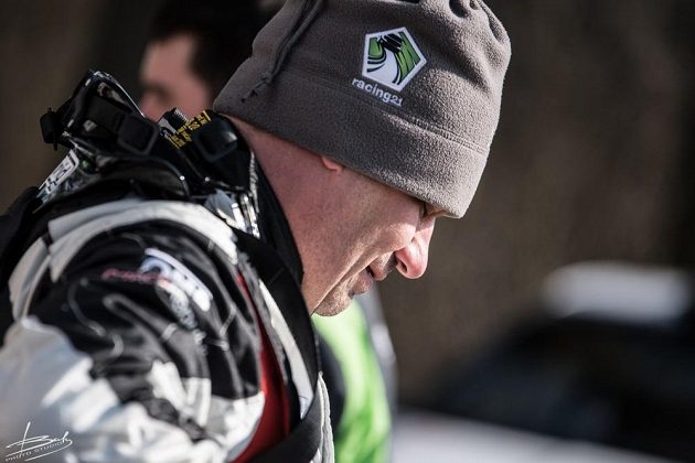 Vojtěch Štajf z týmu Racing21 během testování před sezónou.
