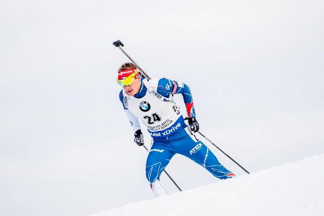 Český biatlonista Ondřej Moravec byl druhý ve sprintu Světového poháru v Kontiolahti.