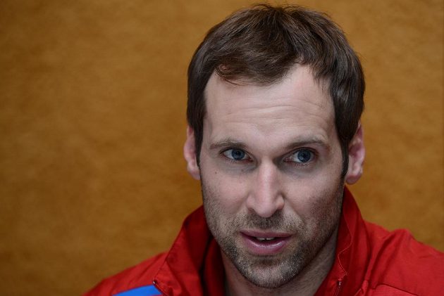 Brankář Petr Čech na srazu české fotbalové reprezentace před přátelským utkáním s Kanadou.