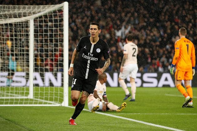 Ángel di María z PSG se raduje z gólu, který nakonec neplatil pro ofsajd.