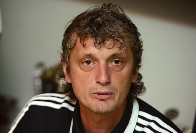 Trenér fotbalového mužstva Bohemians 1905 Jozef Weber na tiskové konferenci před zahájením nové sezóny.